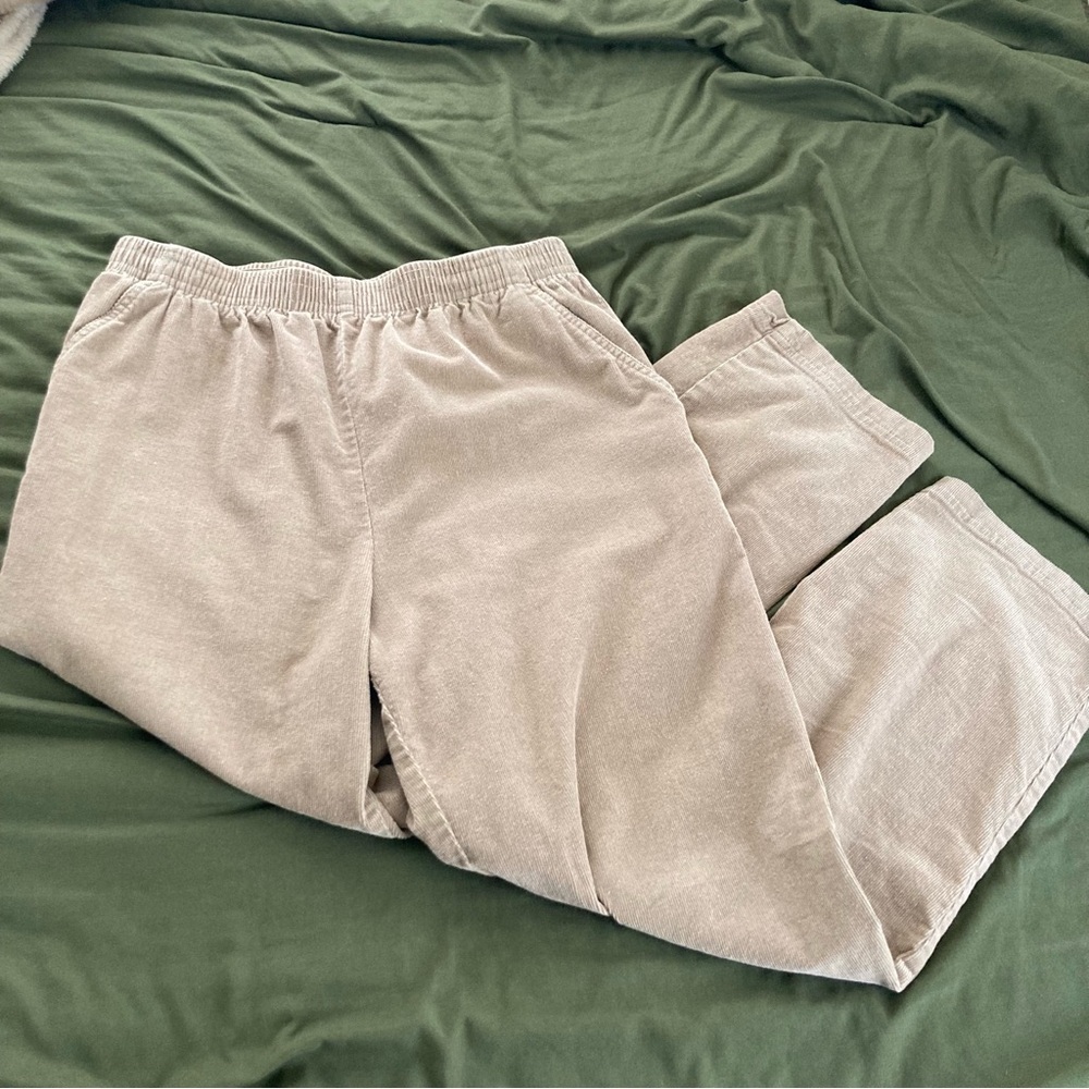 Light brown corduroy pants